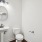 Half bathroom inside a townhome at Rock Springs Village